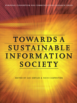 cover image of Towards a Sustainable Information Society